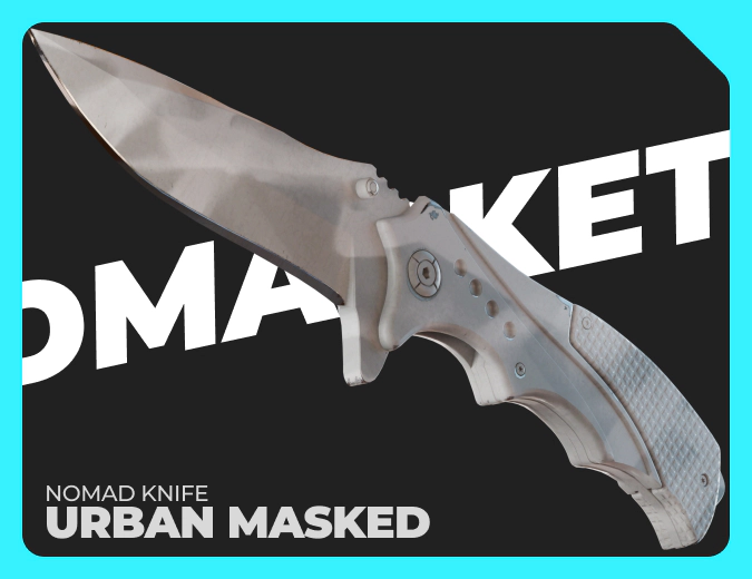 Nomad Knife Urban Masked
